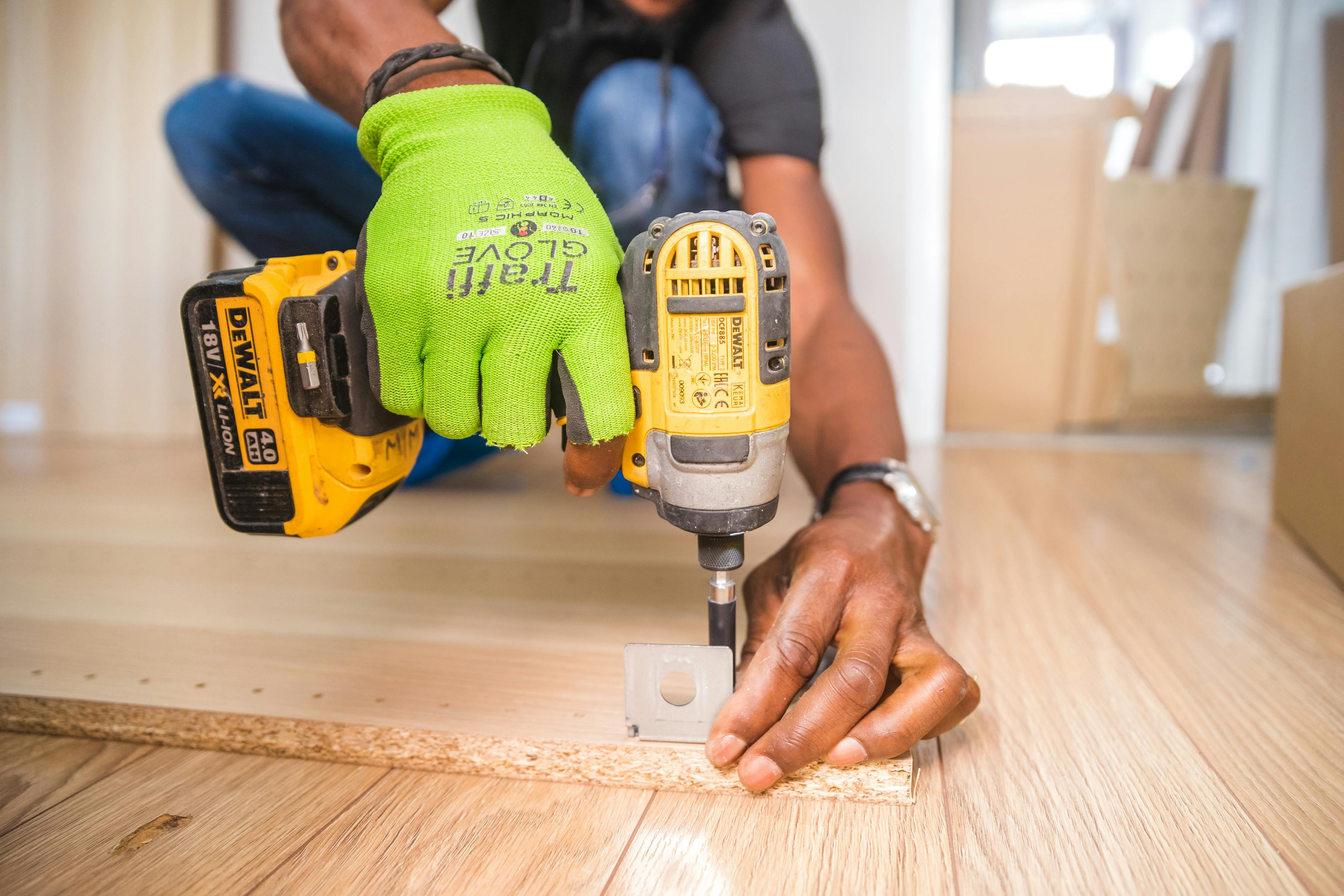 Professional handyman team